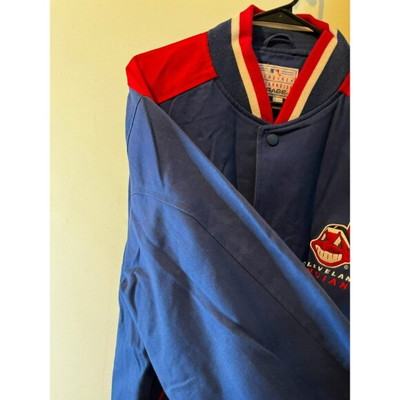 CLEVELAND INDIANS CHIEF By mirage Snap Button Jacket Size XXL Rare! - Picture 9 of 13